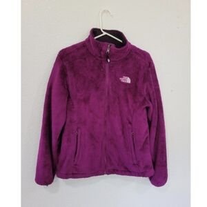 The North Face Fleece Jacket Full Zip Osito Plush Cozy Purple Womens L #20